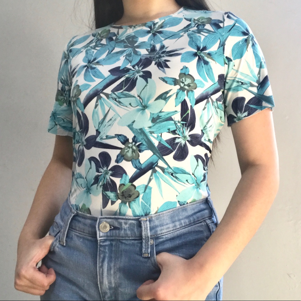 Land’s End Tropical Shirt 3/$20